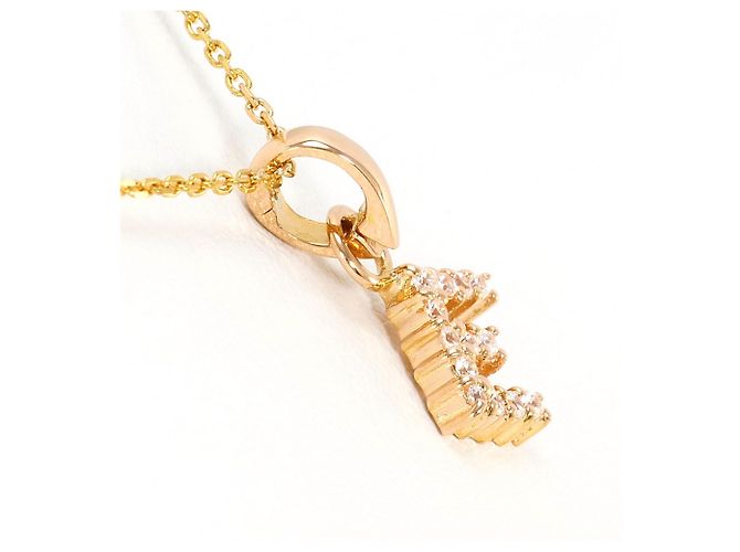 Autre Marque Collana in oro rosa 18K con zircone cubico D'oro - vista 2
