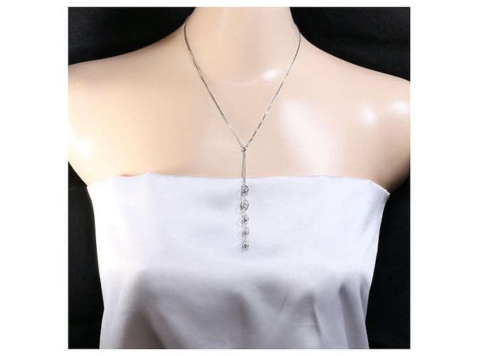 Autre Marque Collana in oro bianco 18K D'oro - vista 5