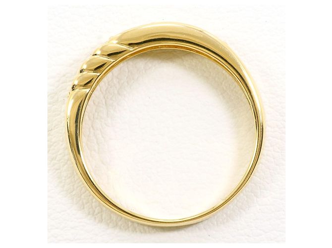 Autre Marque 18K Gelbgold-Ring mit Diamant Golden - Ansicht 3