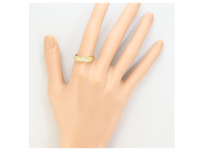 Autre Marque 18K Gelbgold-Ring mit Diamant Golden - Ansicht 6