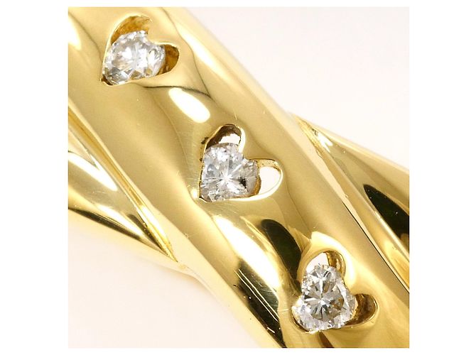 Autre Marque 18K Gelbgold-Ring mit Diamant Golden - Ansicht 2