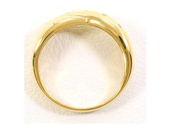 Autre Marque 18K Gelbgold-Ring mit Diamant Golden - Ansicht 3