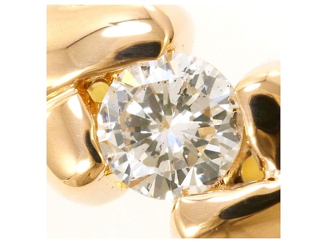 Autre Marque 18K Goldring mit Diamant Golden - Ansicht 2