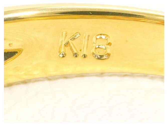 Autre Marque 18K Goldring mit Diamant Golden - Ansicht 5
