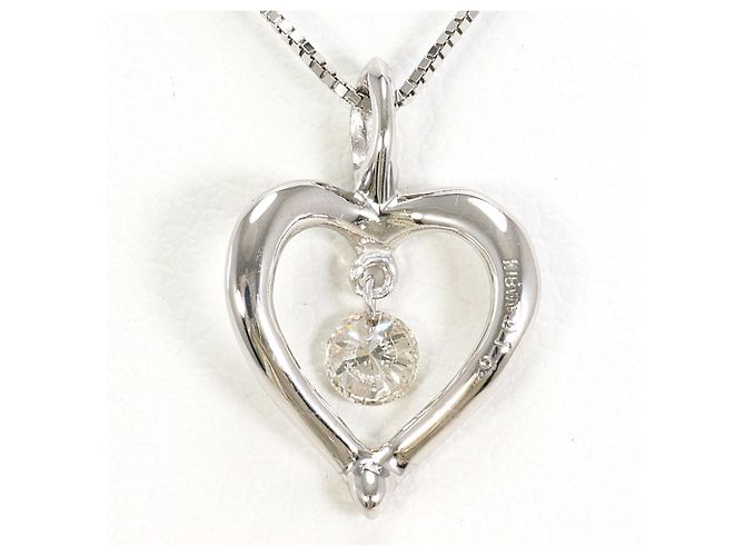 Autre Marque 18K Weißgoldkette mit Diamant Golden - Ansicht 3