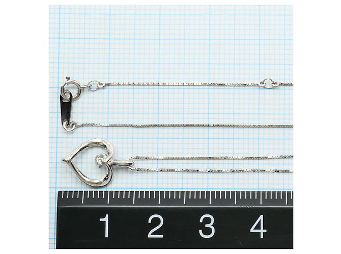 Autre Marque 18K Weißgoldkette mit Diamant Golden - Ansicht 4