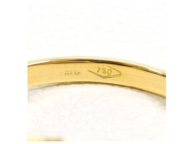 Autre Marque 18K Gelbgold-Ring mit Stein-Cameo Golden - Ansicht 4