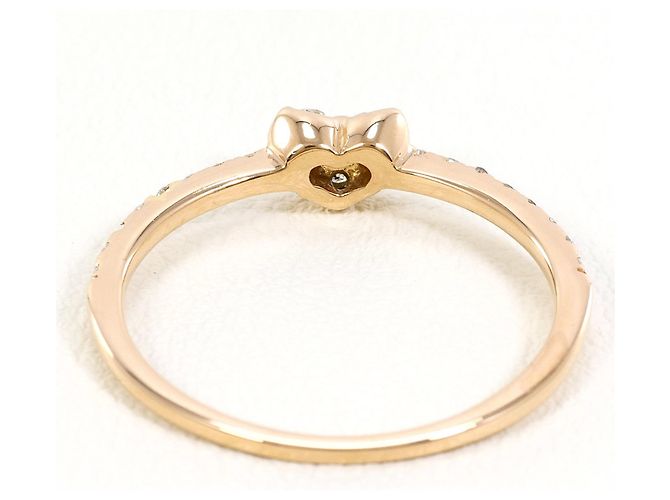 Autre Marque 18K Roségold-Ring mit Diamant Golden - Ansicht 3