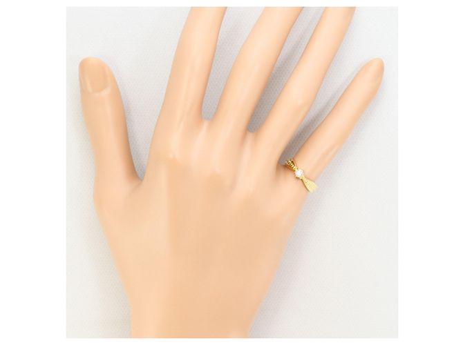 Autre Marque 18K Gelbgold-Ring mit Diamant Golden - Ansicht 6