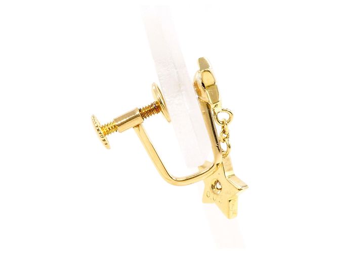 Autre Marque Orecchino a clip in oro giallo 18K con diamante D'oro - vista 2