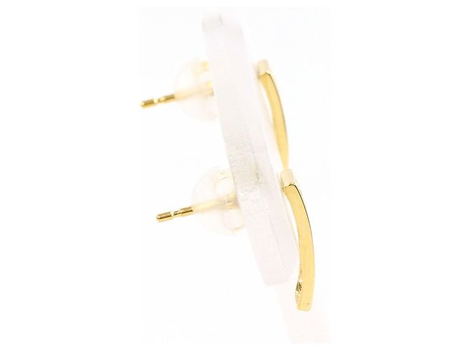 Autre Marque Orecchini a lobo in oro giallo 18K e diamanti D'oro - vista 2