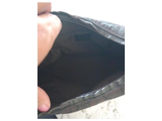 Borsa Gucci GG Monogramma Nylon Nero - vista 7