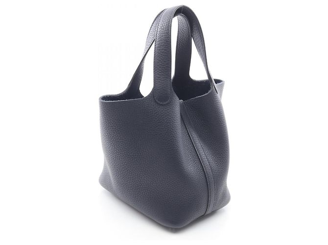 Hermès Hermes Picotin Lock PM Handtasche Blau Marineblau - Ansicht 2