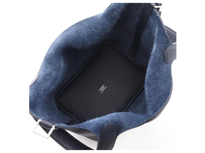 Hermès Hermes Picotin Lock PM Handtasche Blau Marineblau - Ansicht 3