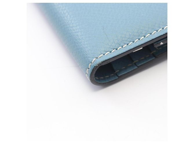 Hermès Hermes Bearn Dupri Bi-fold Long Wallet Blau - Ansicht 10