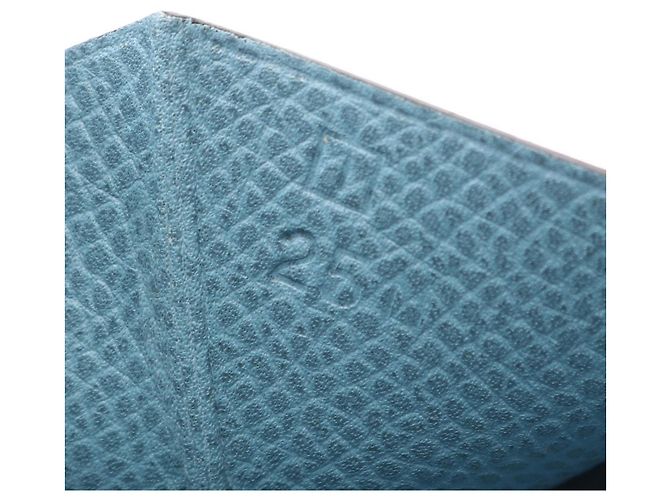 Hermès Hermes Bearn Dupri Bi-fold Long Wallet Blau - Ansicht 6