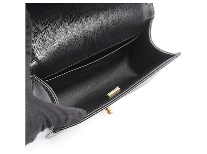 Borsa a Spalla Chanel Boy Small Nero - vista 3
