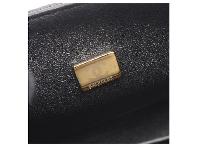 Borsa a Spalla Chanel Boy Small Nero - vista 5