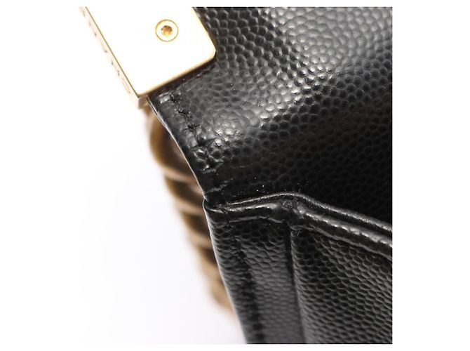 Borsa a Spalla Chanel Boy Small Nero - vista 8