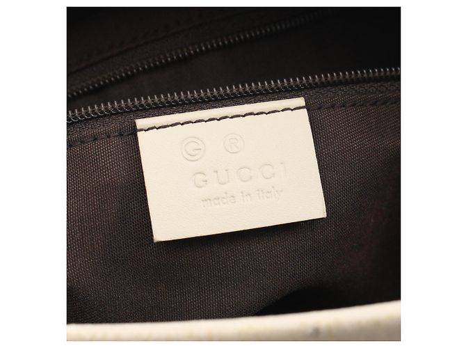 Borsa a Spalla Gucci GG Canvas Bianco Beige - vista 4