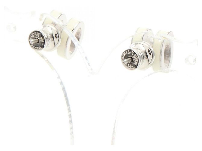 Hermès Hermes Mini Pop H Stecker-Ohrringe Silber Roh - Ansicht 2