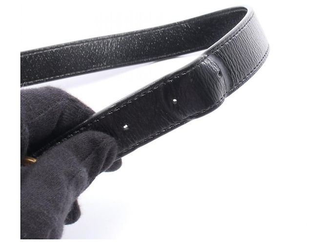 Borsa a tracolla in pelle matelassé Chanel Nero - vista 10