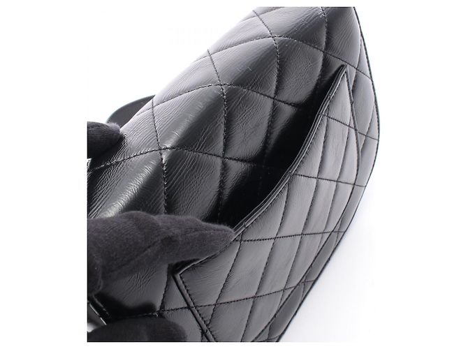 Borsa a tracolla in pelle matelassé Chanel Nero - vista 6