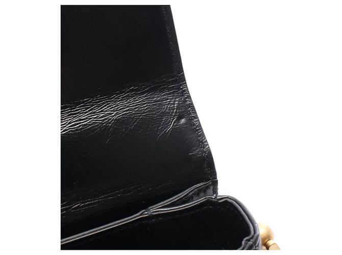 Borsa a tracolla in pelle matelassé Chanel Nero - vista 7