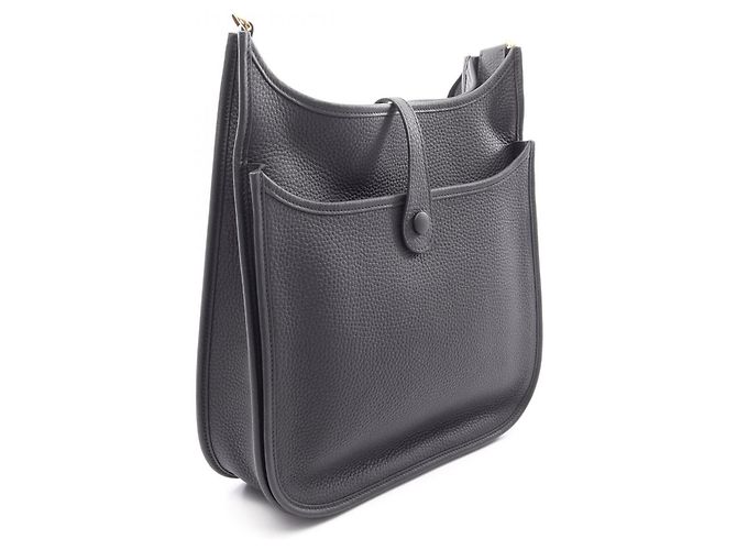 Hermès Borsa a tracolla Hermes Evelyne 3 Trois PM Nero - vista 2