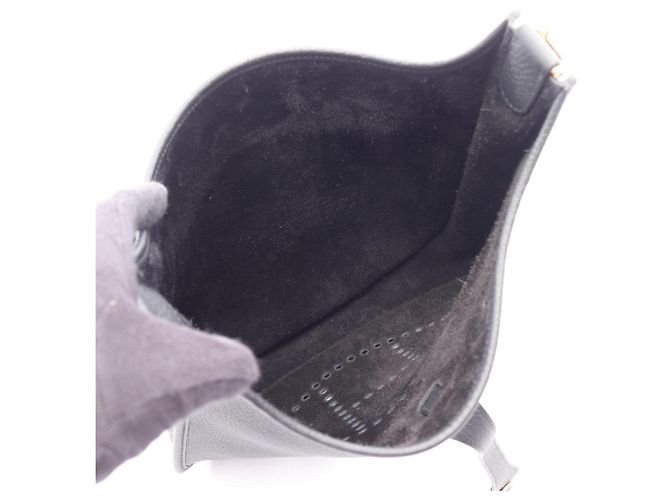 Hermès Borsa a tracolla Hermes Evelyne 3 Trois PM Nero - vista 3