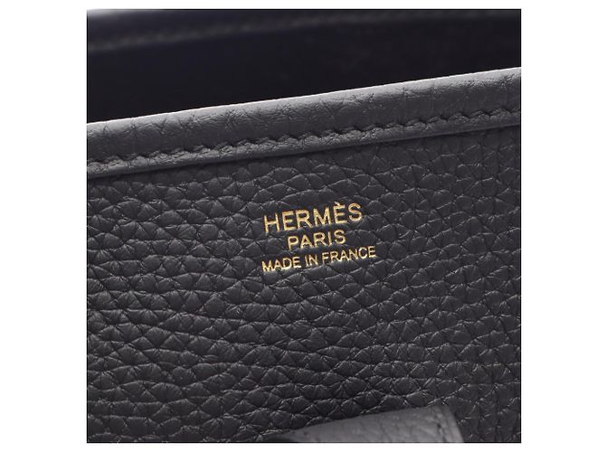 Hermès Borsa a tracolla Hermes Evelyne 3 Trois PM Nero - vista 4