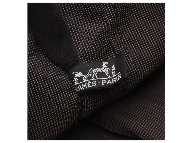 Hermès Borsa Tote Hermes Herline MM Marrone - vista 4