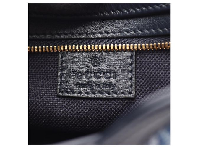 Borsa Gucci Moonside GG Denim Blu Blu navy - vista 4