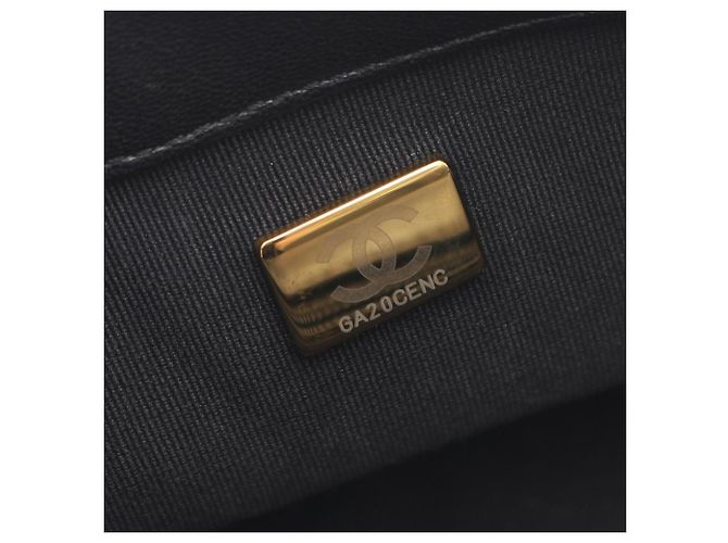 Borsa Chanel Mini Matelassé in agnello nero - vista 5