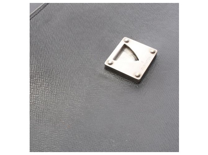 Sac de bureau Louis Vuitton Robusto 1 Marron Noir Gris - vue 15