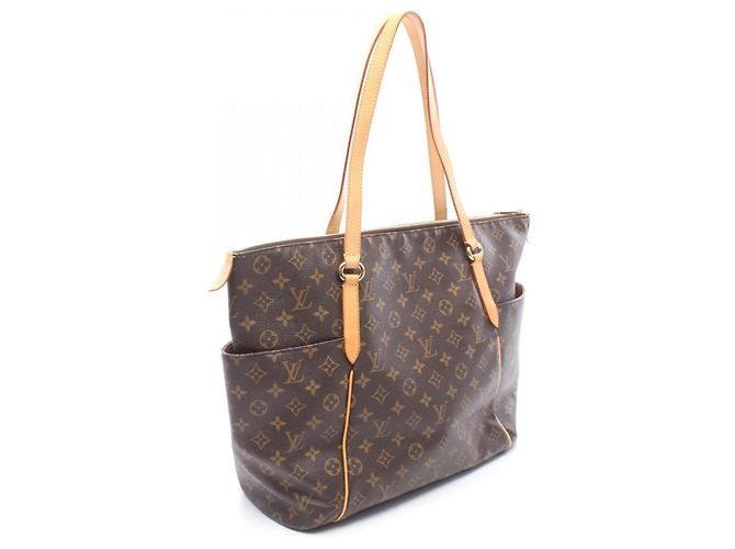 Borsa Tote Louis Vuitton Totally GM Marrone - vista 2
