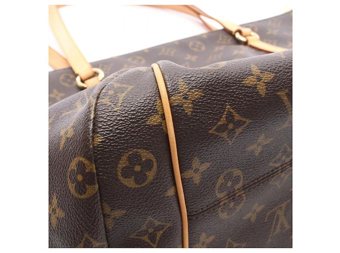 Borsa Tote Louis Vuitton Totally GM Marrone - vista 9