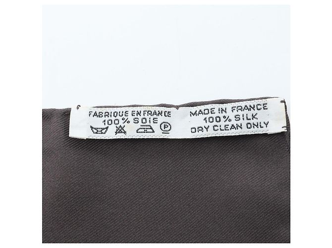 Hermès Hermes Carre 90 JUMPING Sciarpa Foulard Marrone Multicolore Beige - vista 3