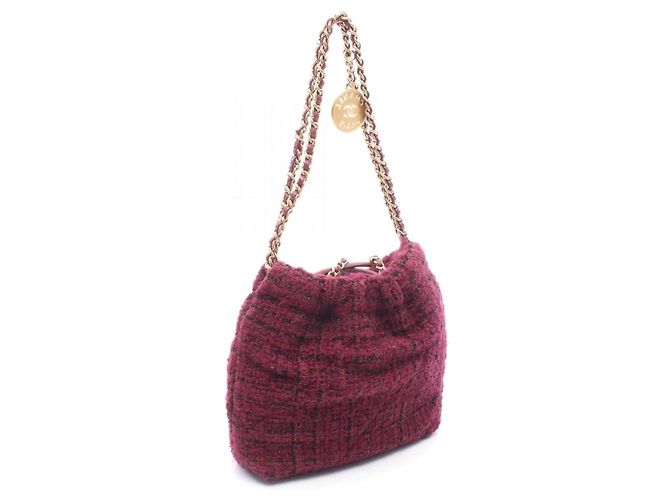 Chanel CHANEL 22 Mini Shoulder Bag Nero Bordò - vista 2