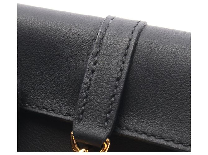 Hermès Cartera Compacta Glenan Hermes Negro - vista 8
