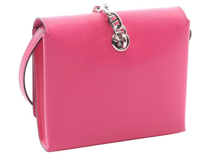 Hermès Borsa a tracolla compatta Hermes Chaine d'Ancre To Go Rosa - vista 2