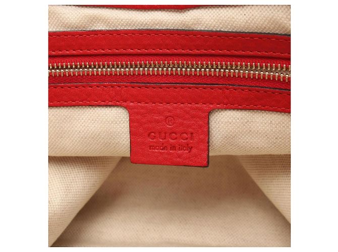 Borsa a tracolla 2-Way Gucci Bella Rosso - vista 4