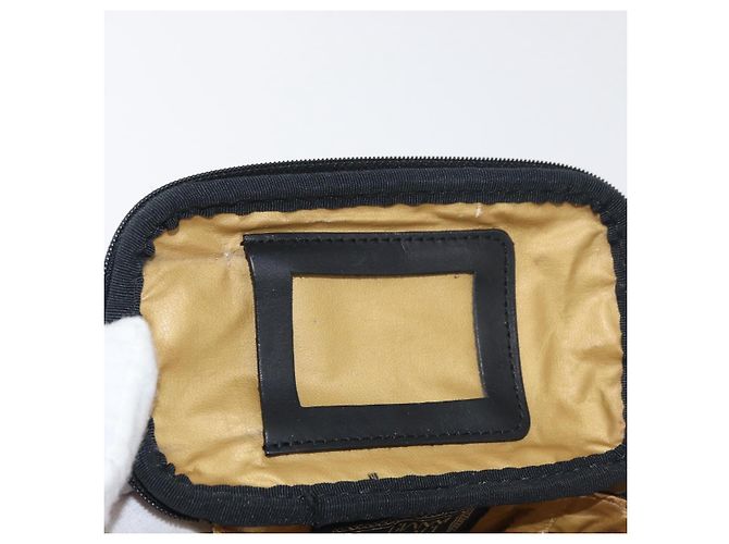 Borsa a mano Gianni Versace Vanity PVC Giallo Oro Autentica BA12716 D'oro - vista 11