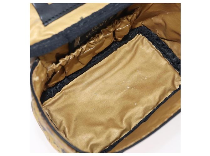 Borsa a mano Gianni Versace Vanity PVC Giallo Oro Autentica BA12716 D'oro - vista 12