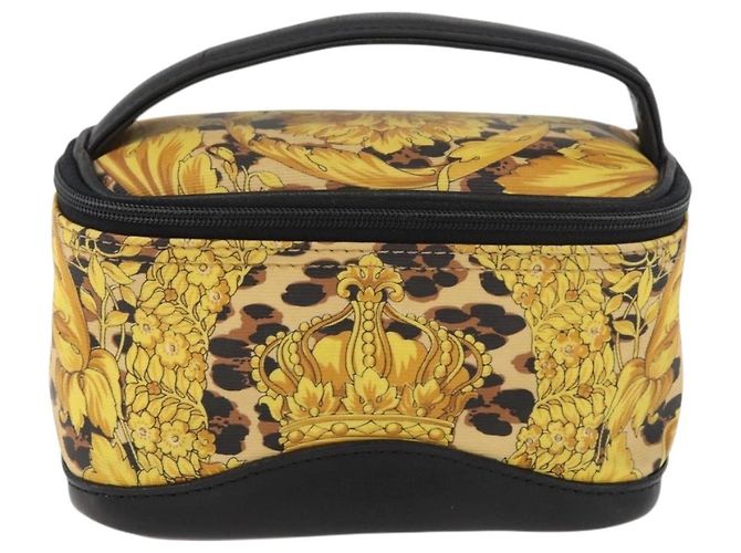 Borsa a mano Gianni Versace Vanity PVC Giallo Oro Autentica BA12716 D'oro - vista 13