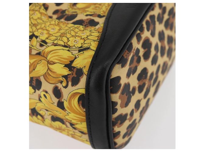 Borsa a mano Gianni Versace Vanity PVC Giallo Oro Autentica BA12716 D'oro - vista 15
