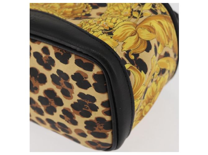 Borsa a mano Gianni Versace Vanity PVC Giallo Oro Autentica BA12716 D'oro - vista 16