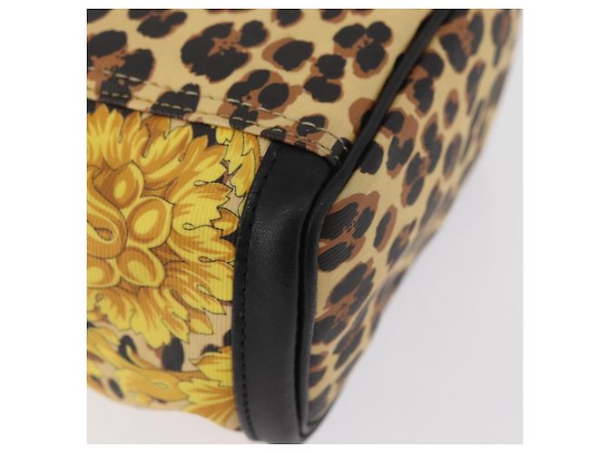 Borsa a mano Gianni Versace Vanity PVC Giallo Oro Autentica BA12716 D'oro - vista 17