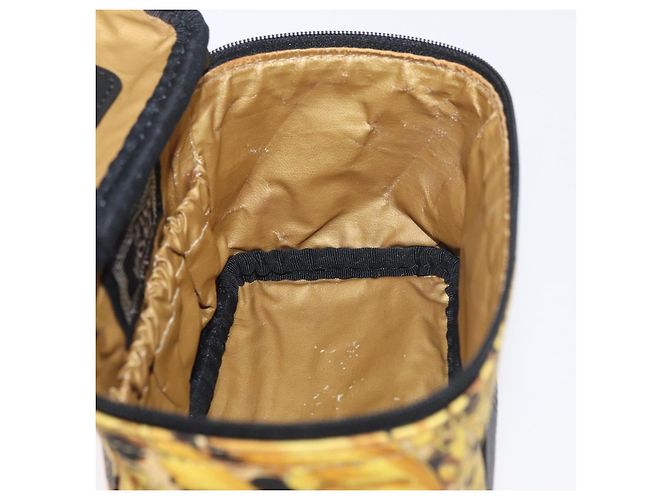 Borsa a mano Gianni Versace Vanity PVC Giallo Oro Autentica BA12716 D'oro - vista 20