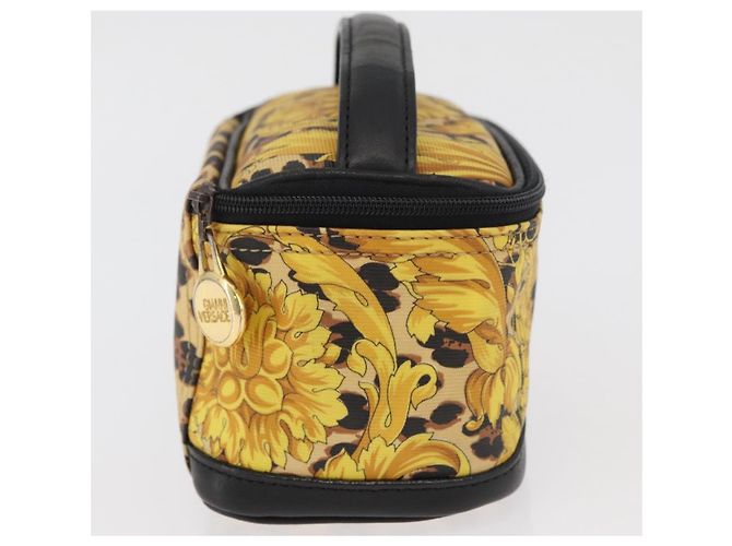 Borsa a mano Gianni Versace Vanity PVC Giallo Oro Autentica BA12716 D'oro - vista 4